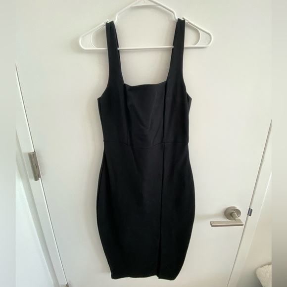 Lulu’s Baby You’re The One Black Sleeveless Bodycon Midi Dress, Size Small - Picture 3 of 5